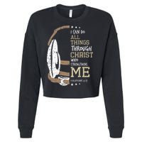 Philippians 4 13 I Can Do All Things Christian Wrestling Cropped Pullover Crew