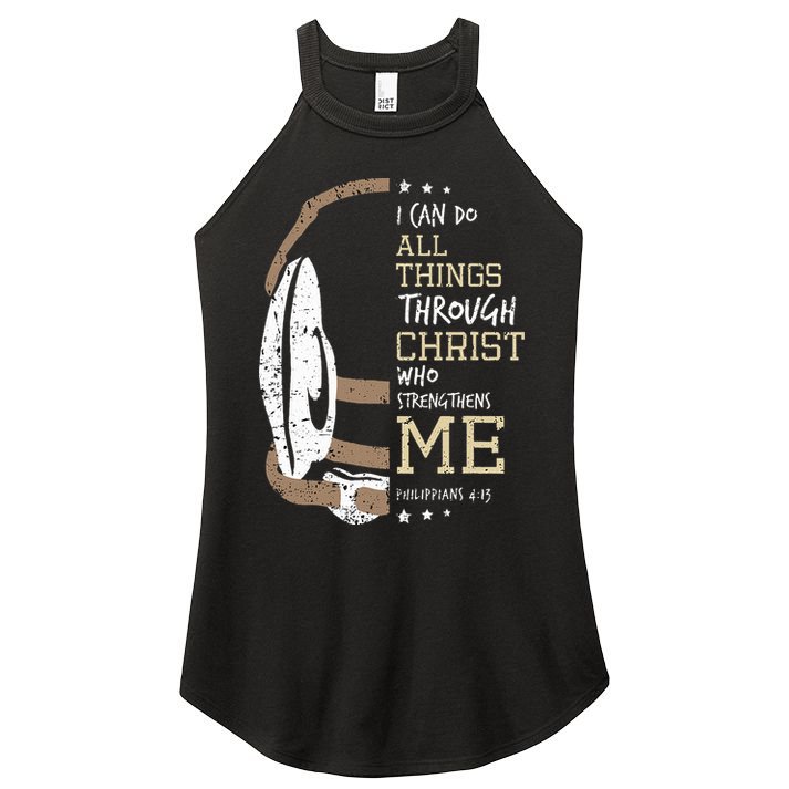Philippians 4 13 I Can Do All Things Christian Wrestling Women's Perfect Tri Rocker Tank