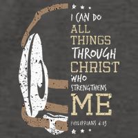 Philippians 4 13 I Can Do All Things Christian Wrestling Vector Backpack