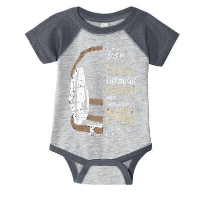 Philippians 4 13 I Can Do All Things Christian Wrestling Infant Baby Jersey Bodysuit