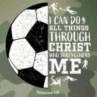Philippians 4 13 I Can Do All Things Through Christ Who Strengthens Me Soccer Legacy Tie Dye Trucker Hat