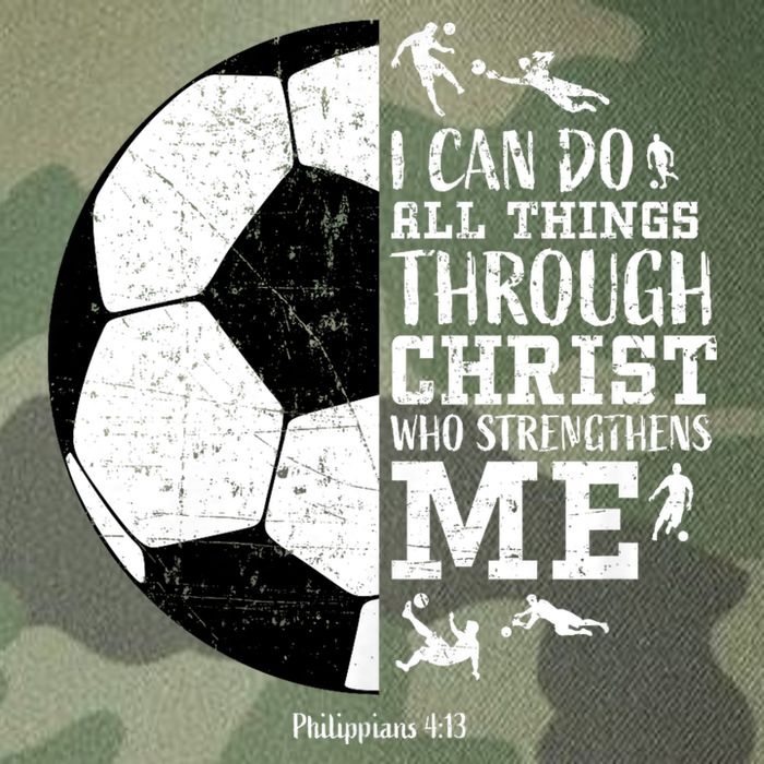 Philippians 4 13 I Can Do All Things Through Christ Who Strengthens Me Soccer Legacy Tie Dye Trucker Hat