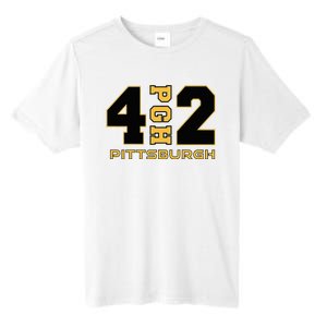 Pennsylvania 412 Area Code Burgh Steel City Local Pittsburgh Tall Fusion ChromaSoft Performance T-Shirt