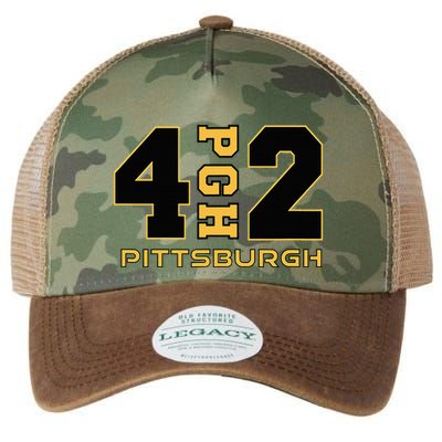 Pennsylvania 412 Area Code Burgh Steel City Local Pittsburgh Legacy Tie Dye Trucker Hat