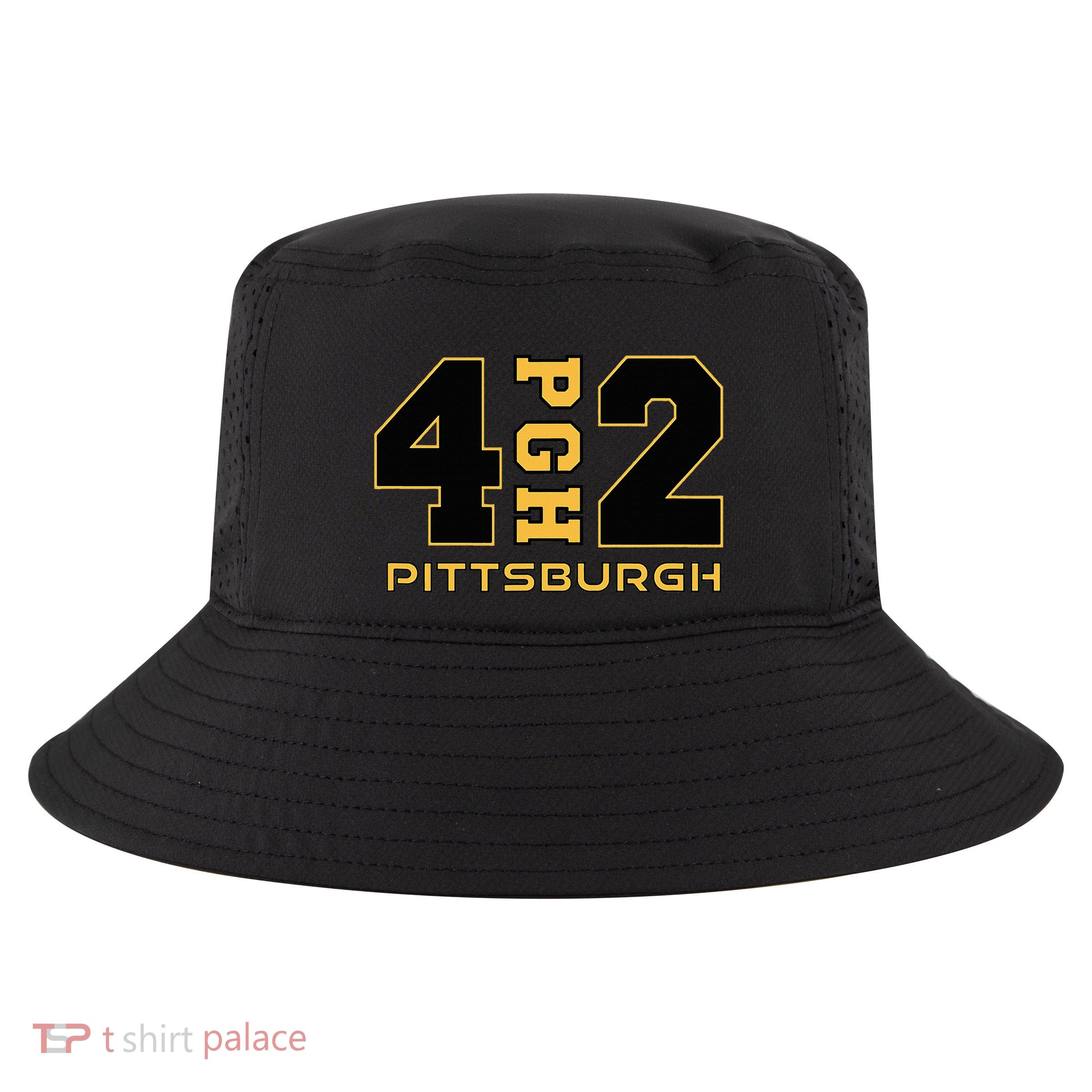 Pennsylvania 412 Area Code Burgh Steel City Local Pittsburgh Cool Comfort Performance Bucket Hat