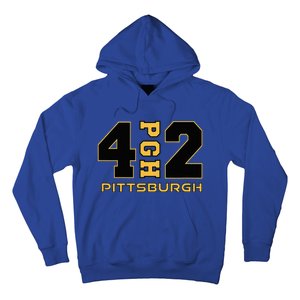 Pennsylvania 412 Area Code Burgh Steel City Local Pittsburgh Hoodie