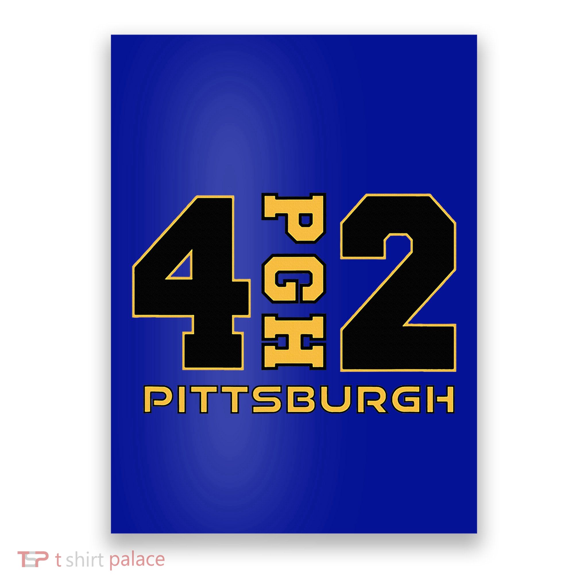 Pennsylvania 412 Area Code Burgh Steel City Local Pittsburgh Poster