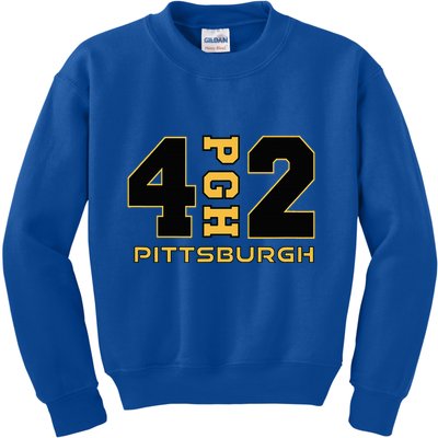 Pennsylvania 412 Area Code Burgh Steel City Local Pittsburgh Kids Sweatshirt