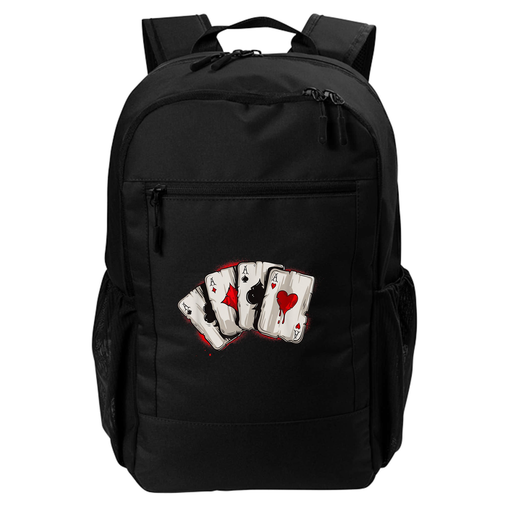 Poker 4 Aces Stud Hands Lucky Souvenir Las Vegas Backpack