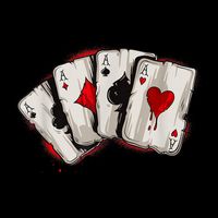 Poker 4 Aces Stud Hands Lucky Souvenir Las Vegas Mug