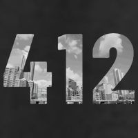 Pittsburgh 412 Area Code Skyline Pennsylvania Vintage Hat