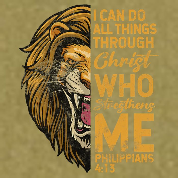 Philippians 413 Bible Quote Scriptures Christian Garment-Dyed Women's Muscle Tee
