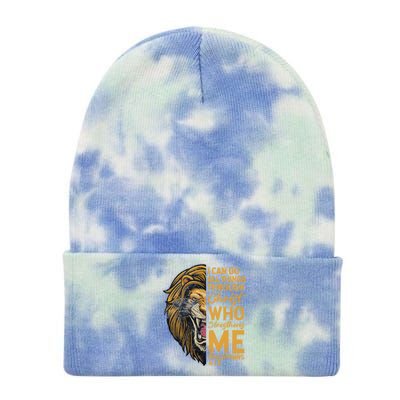 Philippians 413 Bible Quote Scriptures Christian Tie Dye 12in Knit Beanie