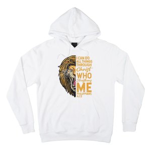 Philippians 413 Bible Quote Scriptures Christian Hoodie