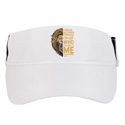 Philippians 413 Bible Quote Scriptures Christian Adult Drive Performance Visor