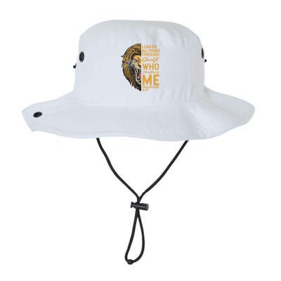 Philippians 413 Bible Quote Scriptures Christian Legacy Cool Fit Booney Bucket Hat