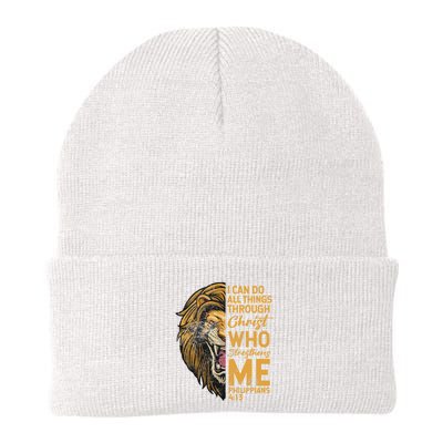 Philippians 413 Bible Quote Scriptures Christian Beanie