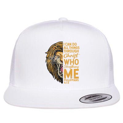 Philippians 413 Bible Quote Scriptures Christian Flatbill Hat