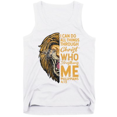 Philippians 413 Bible Quote Scriptures Christian Tank Top