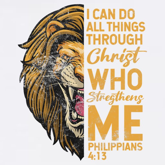 Philippians 413 Bible Quote Scriptures Christian Golf Towel