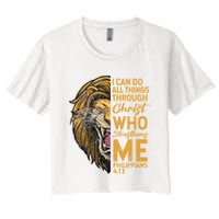 Philippians 413 Bible Quote Scriptures Christian Crop Top