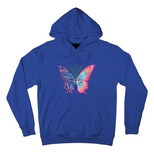 Philippians 4:13 Butterfly Christ Bible Verse Gift Cool Gift Hoodie