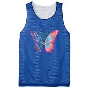 Philippians 4:13 Butterfly Christ Bible Verse Gift Cool Gift Mesh Reversible Basketball Jersey Tank