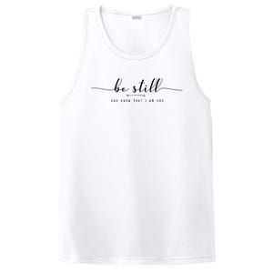 Psalm 46:10 Be Still And Know That I Am God Christian Quote PosiCharge Competitor Tank