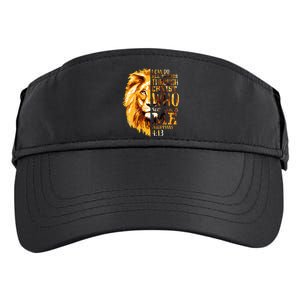 Philippians 413 Christian Bible Verse Gift Lion Husband Adult Drive Performance Visor