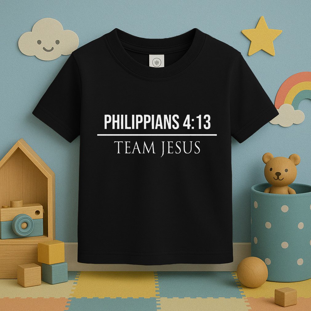 Philippians 413 Christian Bible Verses Jesus Christ Toddler T-Shirt