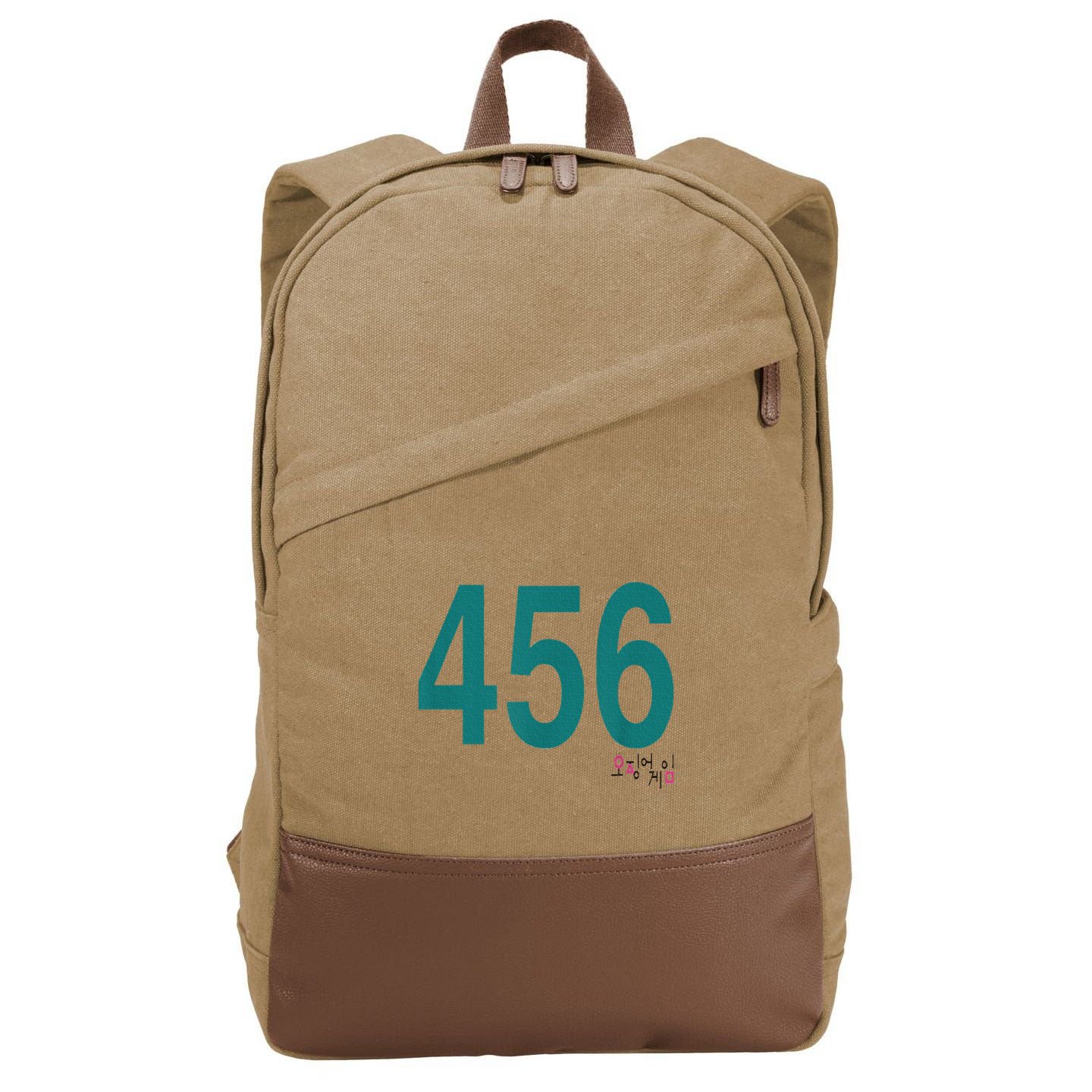 Player 456 Costume Cotton Canvas Backpack