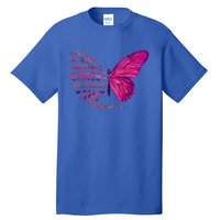 Philippians 4gift13 Christian Bible Verse Gift Butterfly Christ Funny Gift Tall T-Shirt