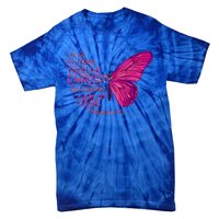 Philippians 4gift13 Christian Bible Verse Gift Butterfly Christ Funny Gift Tie-Dye T-Shirt