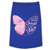 Philippians 4:13 Christian Bible Verse Funny Gift Butterfly Gift Doggie Tank