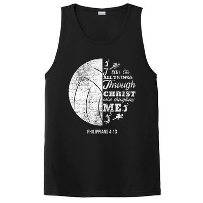 Philippians 413 Christian Volleyball Player Bible Verse PosiCharge Competitor Tank