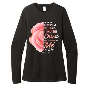 Philippians 413 Christian Bible Verse Religious Gifts Women Womens CVC Long Sleeve Shirt