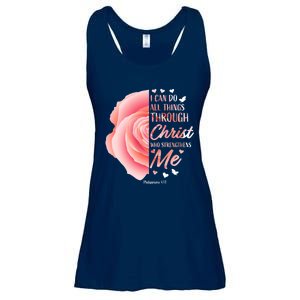 Philippians 413 Christian Bible Verse Religious Gifts Women Ladies Essential Flowy Tank