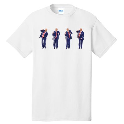 Potus 45 Dance Trump Dance Save America Trump 4547 Tall T-Shirt