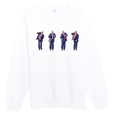 Potus 45 Dance Trump Dance Save America Trump 4547 Premium Crewneck Sweatshirt