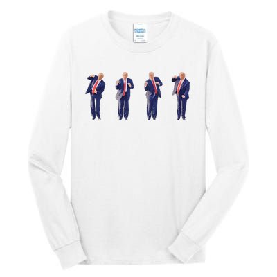 Potus 45 Dance Trump Dance Save America Trump 4547 Tall Long Sleeve T-Shirt