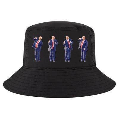 Potus 45 Dance Trump Dance Save America  Trump 45/47 Cool Comfort Performance Bucket Hat