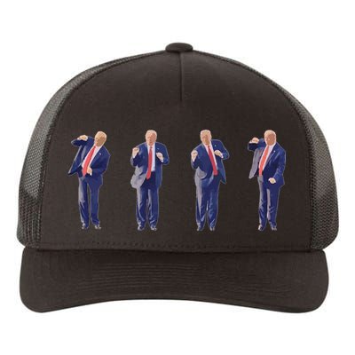 Potus 45 Dance Trump Dance Save America  Trump 45/47 Yupoong Adult 5-Panel Trucker Hat