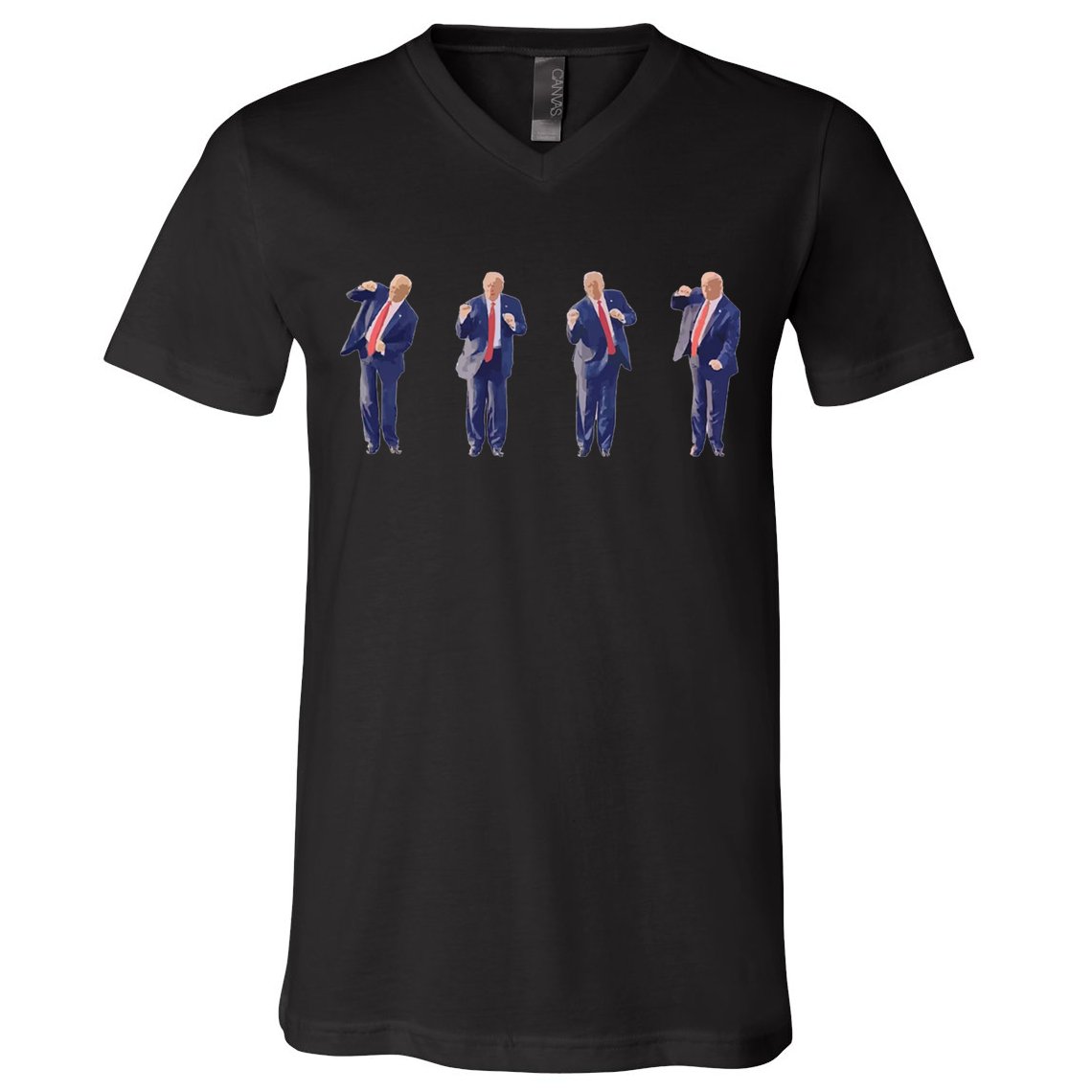 Potus 45 Dance Trump Dance Save America  Trump 45/47 V-Neck T-Shirt