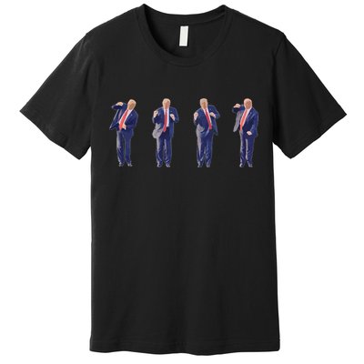 Potus 45 Dance Trump Dance Save America  Trump 45/47 Premium T-Shirt