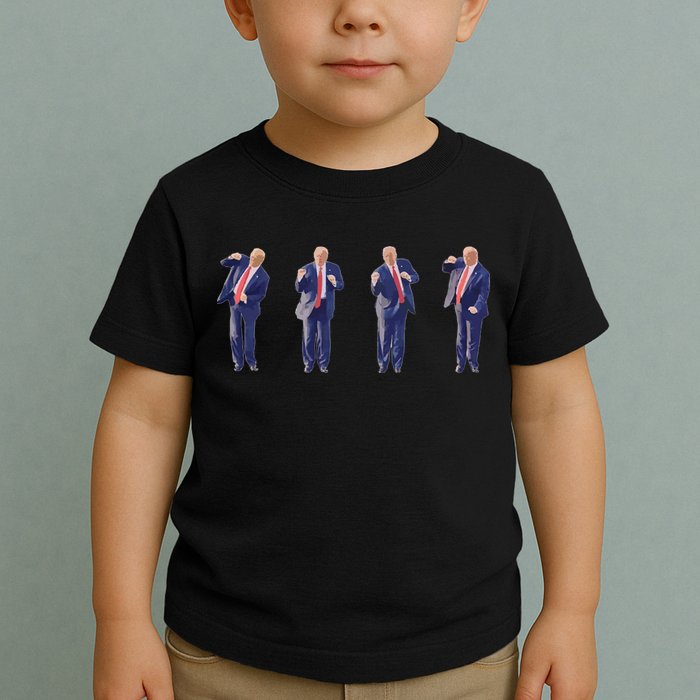 Potus 45 Dance Trump Dance Save America  Trump 45/47 Toddler T-Shirt