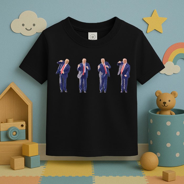 Potus 45 Dance Trump Dance Save America  Trump 45/47 Toddler T-Shirt
