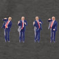 Potus 45 Dance Trump Dance Save America  Trump 45/47 Vector Backpack