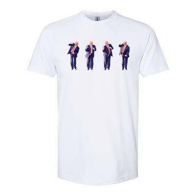 Potus 45 Dance Trump Dance Save America Trump Softstyle® CVC T-Shirt