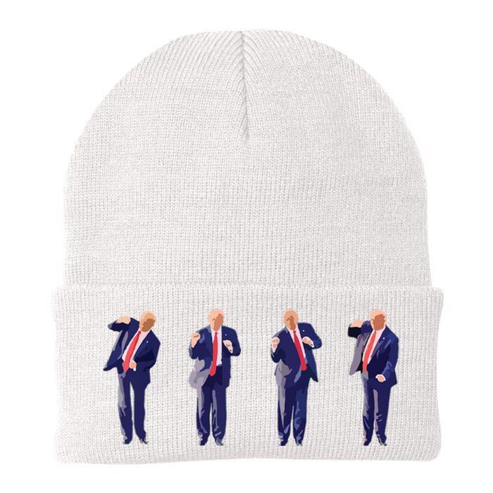 Potus 45 Dance Trump Dance Save America Trump Knit Cap Winter Beanie