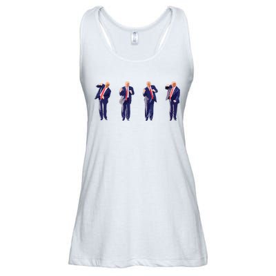 Potus 45 Dance Trump Dance Save America Trump Ladies Essential Flowy Tank